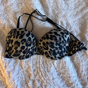 Cheetah Print Push Up Bra
